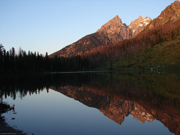 Sunrise over the Grand Tetons